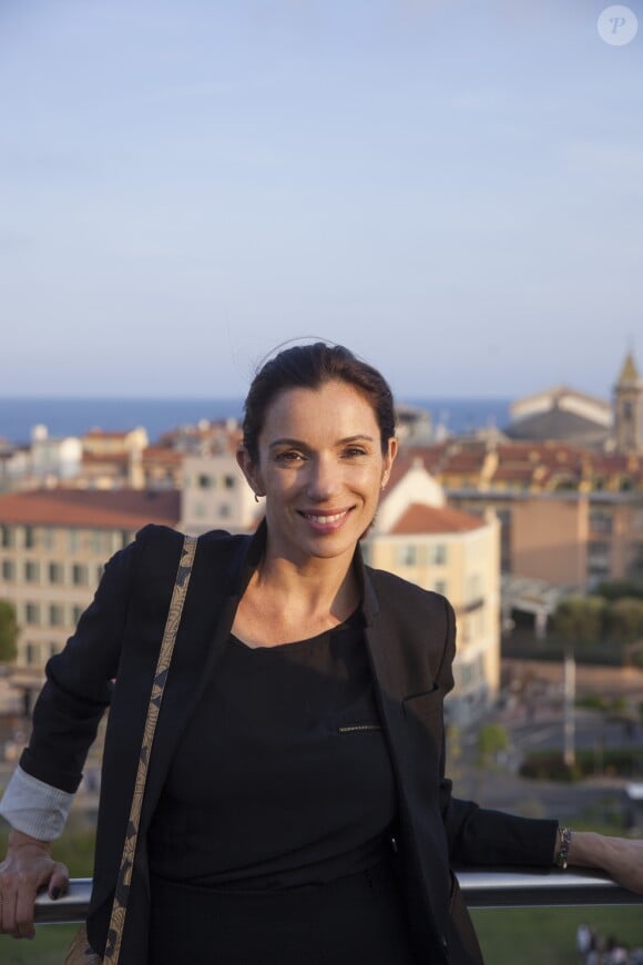 Exclusif - Aure Atika - Soirée d'inauguration du toit terrasse de l'hôtel Aston La Scala pendant la 20ème édition du festival du livre de Nice, le 3 juin 2017. © LMS/Bestimage