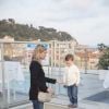 Exclusif - Louise Ekland et son fils Sacha - Soirée d'inauguration du toit terrasse de l'hôtel Aston La Scala pendant la 20ème édition du festival du livre de Nice, le 3 juin 2017. © LMS/Bestimage