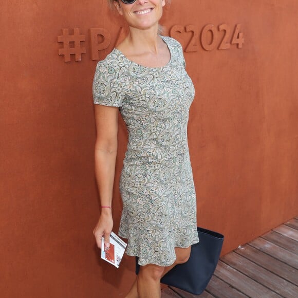 Anne-Sophie Lapix au village lors des internationaux de France de Roland Garros à Paris, le 10 juin 2017. © Dominique Jacovides - Cyril Moreau/ Bestimage