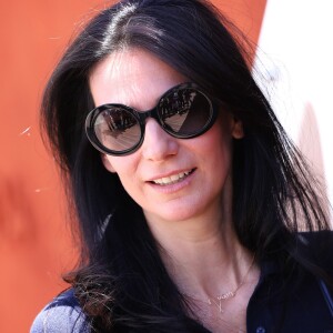 Marie Drucker au village lors des Internationaux de France de Roland-Garros à Paris, le 10 juin 2017. © Dominique Jacovides - Cyril Moreau/ Bestimage