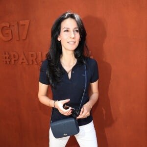 Marie Drucker au village lors des Internationaux de France de Roland-Garros à Paris, le 10 juin 2017. © Dominique Jacovides - Cyril Moreau/ Bestimage