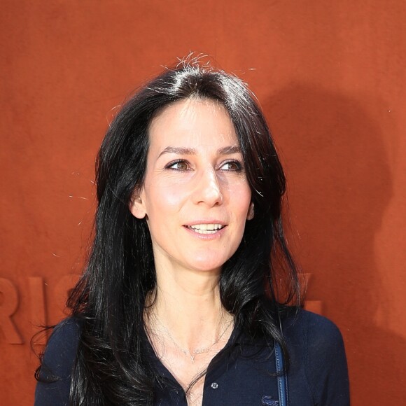 Marie Drucker au village lors des Internationaux de France de Roland-Garros à Paris, le 10 juin 2017. © Dominique Jacovides - Cyril Moreau/ Bestimage