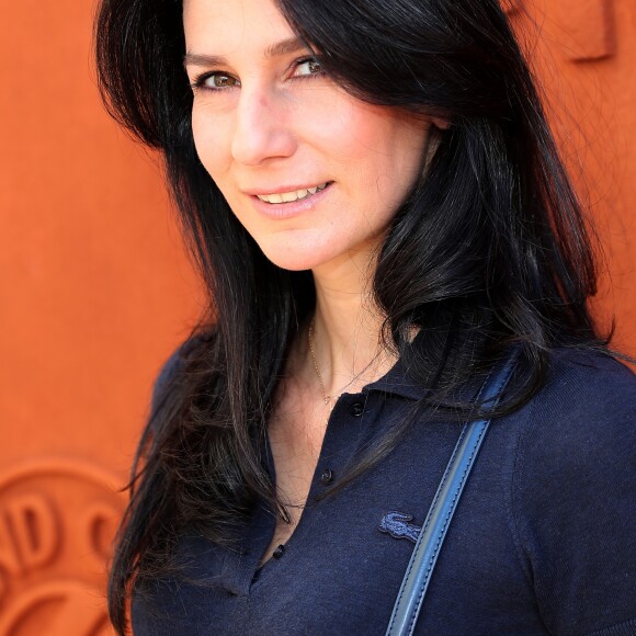 Marie Drucker au village lors des Internationaux de France de Roland-Garros à Paris, le 10 juin 2017. © Dominique Jacovides - Cyril Moreau/ Bestimage