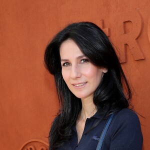 Marie Drucker au village lors des Internationaux de France de Roland-Garros à Paris, le 10 juin 2017. © Dominique Jacovides - Cyril Moreau/ Bestimage