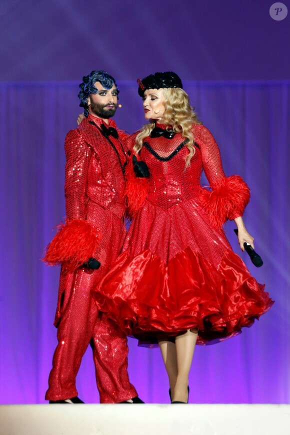Conchita Wurst participe au Life Ball 2017 à l'hôtel de ville de Vienne. Le 10 juin 2017.