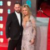 Preston J.Cook and et sa fiancée Julia Stiles à la cérémonie des British Academy Film Awards (BAFTA) au Royal Albert Hall à Londres, le 12 février 2017.