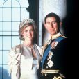 Archives : La princesse Lady Diana et le Prince Charles en 1985