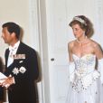 Archives : Le Prince Charles et la Princesse Lady Diana à Londres le 3 juillet 1986