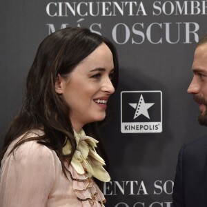 Dakota Johnson, Jamie Dornan - Avant-première du film "Cinquante nuances plus sombres" à Madrid le 8 février 2017