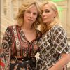 Karin Viard et Emmanuelle Béart - Lancement du nouveau parfum "Aura" de Thierry Mugler à l'hôtel Salomon de Rothschild, Paris le 15 juin 2017. © Veeren/Bestimage