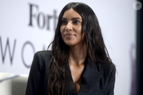 Kim Kardashian lors du sommet "Forbes Women 2017" à New York. Le 13 juin 2017