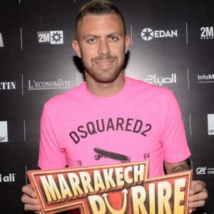 Exclusif - Jérémy Menez au cocktail "Aftershow" dans le cadre du festival Marrakech du Rire 2016. Marrakech, le 2 juin 2016.