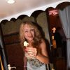 Exclusif - Julie Ferrier à la Soirée "Palm Springs 60's" à l'hôtel Prince de Galles pour l'inauguration de son patio d'été à Paris le 15 juin 2017. © Rachid Bellak / Bestimage