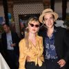 Exclusif - Lou Lesage et Arthur Jacquin à la Soirée "Palm Springs 60's" à l'hôtel Prince de Galles pour l'inauguration de son patio d'été à Paris le 15 juin 2017. © Rachid Bellak / Bestimage
