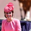 Catherine Kate Middleton, duchesse de Cambridge - La famille royale d'Angleterre au balcon du palais de Buckingham pour assister à la parade "Trooping The Colour" à Londres le 17 juin 2017.
