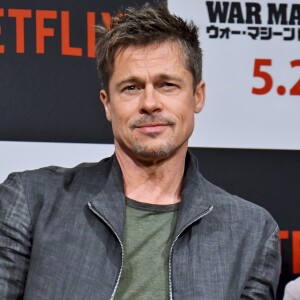 Brad Pitt à la conférence de presse de "War Machine" à l'hôtel Ritz-Carlton à Tokyo, le 21 mai 2017.