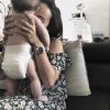 Alizée craque pour le bébé de Christophe Licata. Le 20 juin 2017.