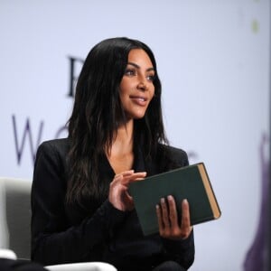 Kim Kardashian lors du sommet féminin Forbes 2017 aux Spring Studios à New York City, New York, Etats-Unis, le 13 juin 2017.