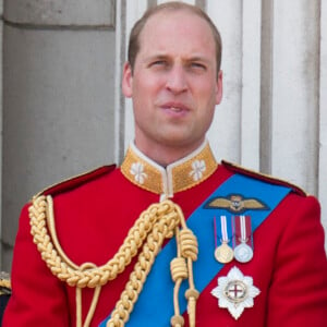 La prince Harry et le princve William - La famille royale d'Angleterre au palais de Buckingham pour assister à la parade "Trooping The Colour" à Londres le 17 juin 2017.