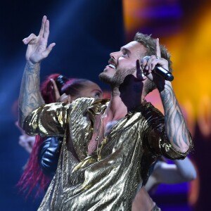 Exclusif - M. Pokora - Emission "La chanson de l'année fête la musique" dans les arènes de Nîmes, diffusée en direct sur TF1 le 17 juin 2017. © Bruno Bebert /Bestimage