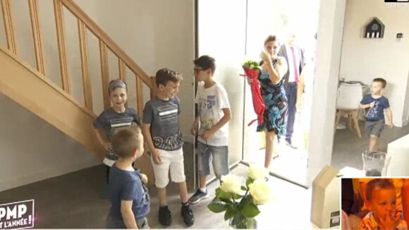 TPMP : Céline et ses enfants découvrent leur nouvelle maison, larmes et émotion...