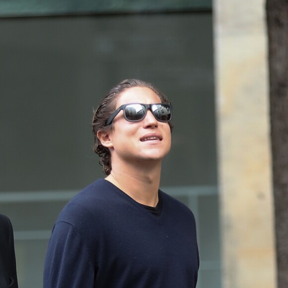 Heidi Klum et son compagnon Vito Schnabel sont allés visiter des galeries d'art à Paris pendant la FIAC (Foire Internationale d'Art Contemporain), Paris, le 20 octobre 2016.