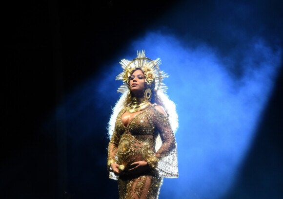 Beyoncé à la cérémonie des Grammy Awards, au Staples Center de Los Angeles, le 12 février 2017.