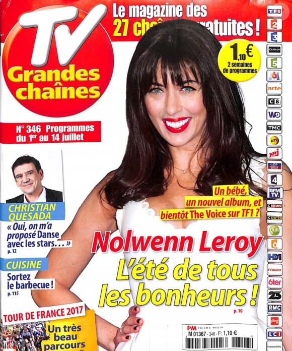 Magazine "TV Grandes Chaînes" en kiosques le 26 juin 2017.