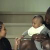 Kim Kardashian et Kanye West avec leur fils Saint (1 an) dans une nouvelle vidéo de famille publiée le 3 janvier 2017 sur le site internet officiel de Kim Kardashian