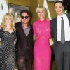 Simon Helberg, Melissa Rauch, Johnny Galecki, Kaley Cuoco, Jim Parsons, Kunal Nayyar - Kaley Cuoco reçoit son étoile sur le Walk Of Fame en compagnie d'Arsenio Hall à Hollywood, le 29 octobre 2014