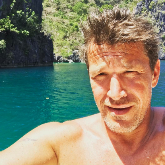 Benjamin Castaldi en mars 2017 aux Philippines.