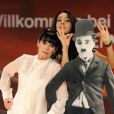 Geraldine Chaplin et sa fille Oona Chaplin lors de l'émission de télé autrichiennne 'Willkommen bei Carmen Nebel'