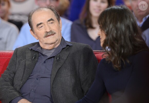 Richard Bohringer et sa fille Romane Bohringer - Enregistrement de l'émission "Vivement Dimanche" à Paris le 25 novembre 2015