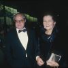 Simone et Antoine Veil au spectacle de Liza Minnelli à Paris, le 20 novembre 1987