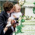Le prince Amedeo de Belgique, la princesse Anna Astrid - La reine Paola de Belgique fête son 80ème anniversaire avec 74 jours d'avance, à la chapelle musicale reine Elisabeth à Waterloo, entourée de ses enfants, ses petits enfants et d'autres membres de la famille royale. Belgique, Bruxelles, 29 juin 2017.29/06/2017 - Bruxelles