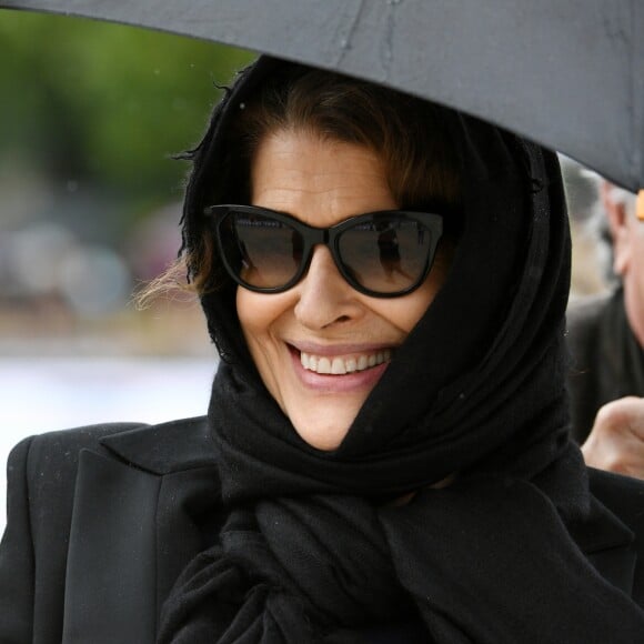 Fanny Ardant - Reconnaissance Massimo Dutti Challenge lors du Longines Paris Eiffel Jumping au Champ de Mars à Paris le 2 juillet 2017. © Pierre Perusseau / Bestimage