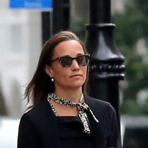 Exclusif - Pippa Middleton à Londres le 27 juin 2017, de retour de sa très longue lune de miel avec James Matthews.