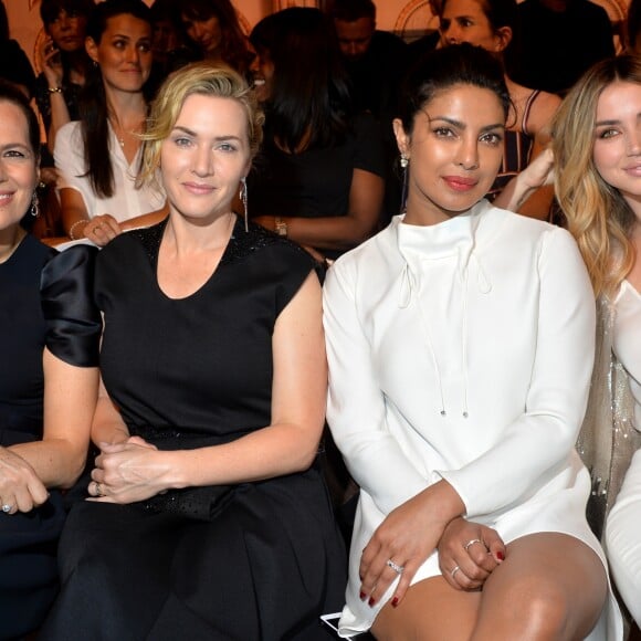 Roberta Armani, Kate Winslet, Priyanka Chopra et Ana de Armas - Défilé Giorgio Armani Privé, collection Haute Couture automne-hiver 2017/18 au Palais de Chaillot. Paris, le 4 juillet 2017. © CVS-Veeren/Bestimage