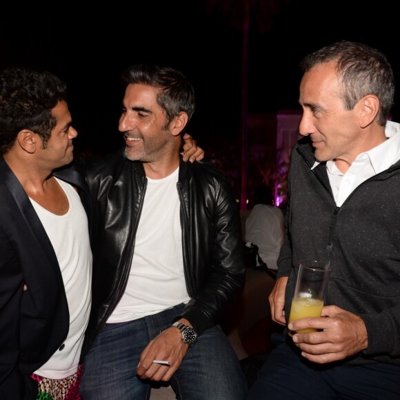 Jamel Debbouze, Ary Abittan et Elie Semoun - Festival du rire (Marrakech du rire) à Marrakech au Maroc le 1er juillet 2017. © Rachid Bellak/Bestimage