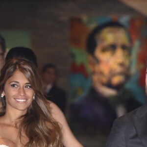 Mariage de Lionel Messi et de Antonella Roccuzzo au City Center à Rosario, le 30 juin 2017.