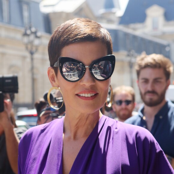 Cristina Cordula - Arrivées au défilé de mode "Jean Paul Gaultier", collection Haute-Couture automne-hiver 2017/2018, à Paris. Le 5 juillet 2017 © CVS - Veeren / Bestimage