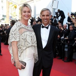 Paul Belmondo et sa femme Luana - Montée des marches de la cérémonie de clôture du 70ème Festival International du Film de Cannes. Le 28 mai 2017. © Borde-Jacovides-Moreau/Bestimage