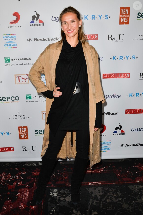 Tatiana Golovin - Soirée de gala des 20 ans de l'association "Fête le Mur" de Yannick Noah au Chalet des Iles à Paris le 9 novembre 2016. © Coadic Guirec/Bestimage