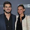 Exclusif - Hugo Bonneval et sa compagne Tatiana Golovin - Dîner de gala au profit de la Fondation ARC pour la recherche contre le cancer du sein à l'hôtel Peninsula à Paris le 1er octobre 2015.