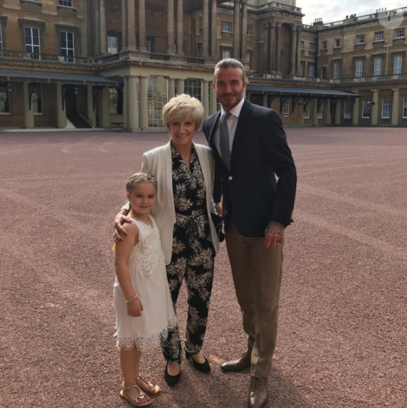 Harper Beckham a eu la chance de fêter en juillet 2017 son 6e anniversaire au palais de Buckingham, à Londres, avec sa grand-mère Sandra et son père David Beckham, où le duc et la duchesse d'York organisaient un goûter privé. David Beckham a partagé quelques images du bonheur de sa fille sur son compte Instagram.