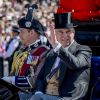 Le prince Andrew, duc d'York, lors de la parade Trooping the Colour le 17 juin 2017 à Londres.