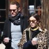 Alexa Chung et Alexander Skarsgard dans les rues de New York, le 23 mars 2017