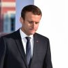 Le président de la République Emmanuel Macron lors de la cérémonie d'hommage aux victimes de l'attentat du 14 juillet 2016 à Nice, le 14 juillet 2017. © Bruno Bébert/Bestimage