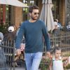 Scott Disick amène ses enfants Mason et Penelope Disick au restaurant à Los Angeles, Californie, Etats-Unis, le 14 juin 2017.