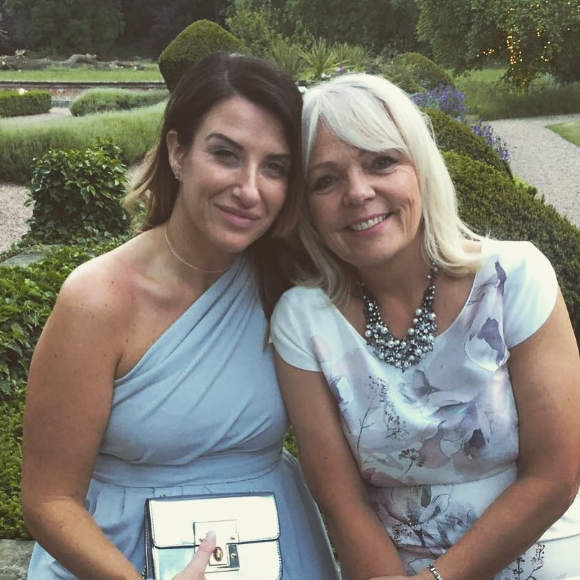 Joanne Beckham avec sa belle-mère le 26 juin 2017